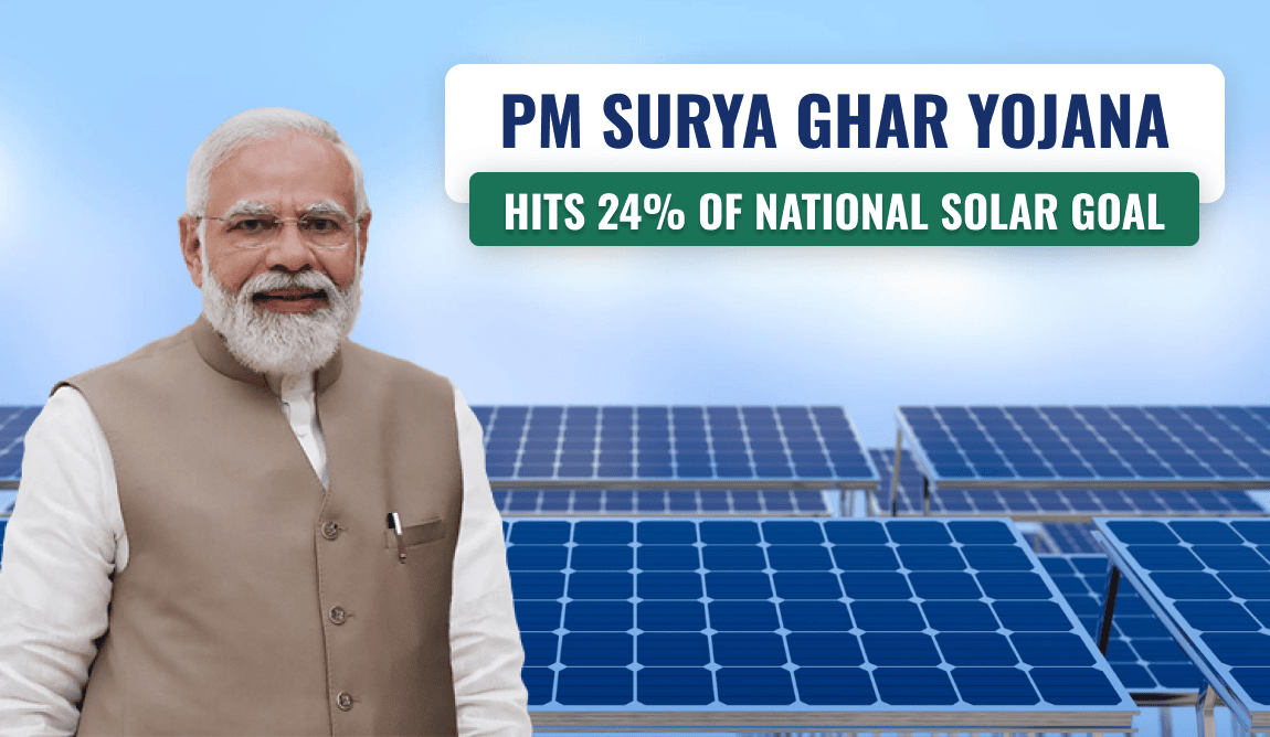 Lighting Up India: PM Surya Ghar Scheme Hits 24% of National Solar Goal